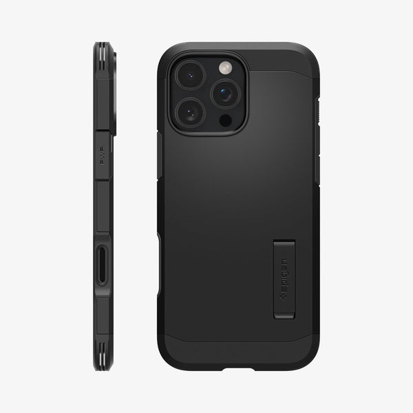 Spigen iPhone 16 Pro Max / 16 Pro Case – Tough Armor T (MagFit + Camera Button Control)